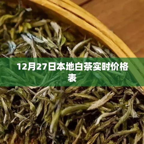 白茶实时价格表(本地,最新更新)