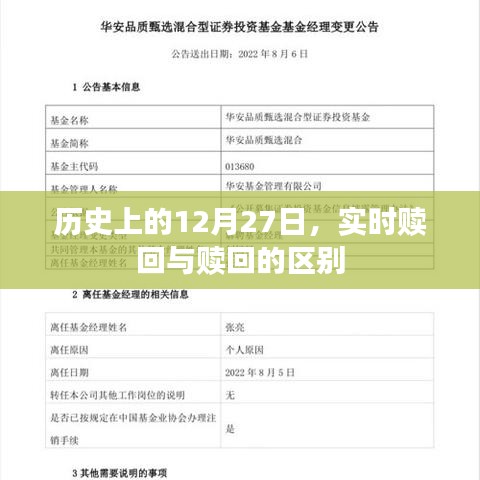 实时赎回与赎回的区别,历史上的重要时刻解析