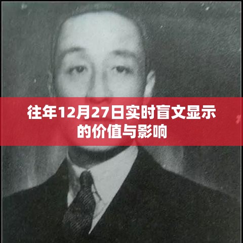 实时盲文显示的价值与影响力，历年12月27日的见证