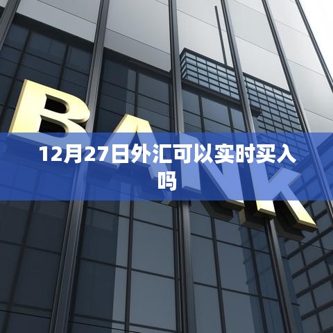12月27日外汇实时买入交易可能性探讨