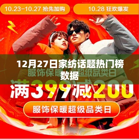 12月27日家纺热门话题榜数据解析