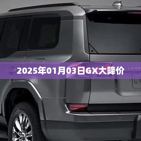 GX大降价来袭,2025年1月3日优惠盛宴开启