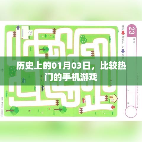 热门手机游戏背后的故事,历史上的1月3日回顾