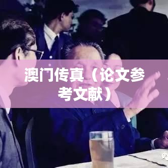 澳门传真(论文参考文献)