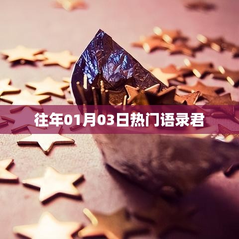 『历年热门语录大赏,一月份精选语录』