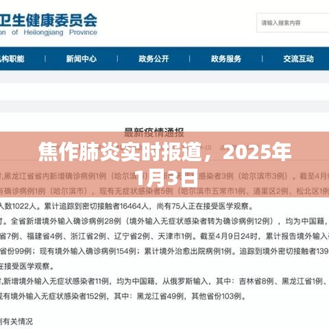 焦作肺炎最新消息,2025年1月3日实时更新