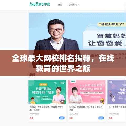 全球最大网校排名揭秘，在线教育的世界之旅