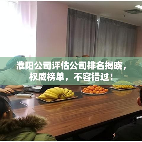 濮阳公司评估公司排名揭晓,权威榜单,不容错过!