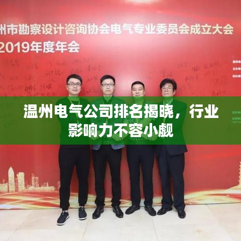 温州电气公司排名揭晓，行业影响力不容小觑