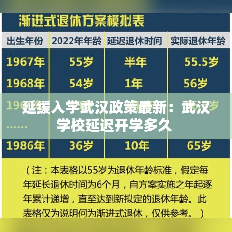 延缓入学武汉政策最新:武汉学校延迟开学多久