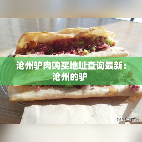 沧州驴肉购买地址查询最新:沧州的驴