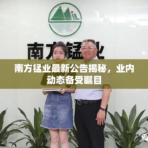 南方锰业最新公告揭秘，业内动态备受瞩目
