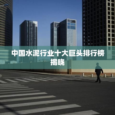 中国水泥行业十大巨头排行榜揭晓