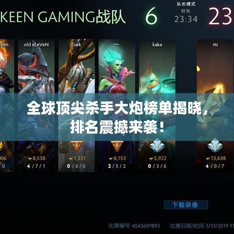 全球顶尖杀手大炮榜单揭晓,排名震撼来袭!