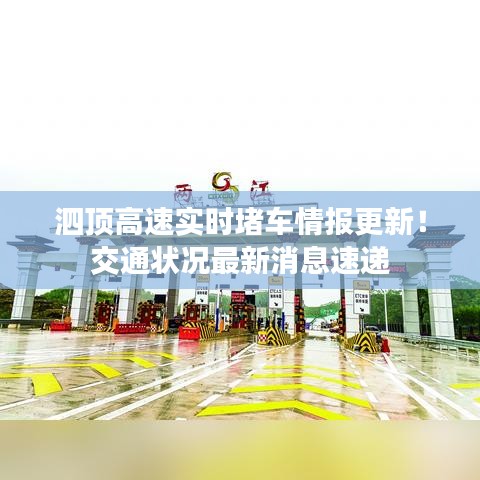 泗顶高速实时堵车情报更新!交通状况最新消息速递