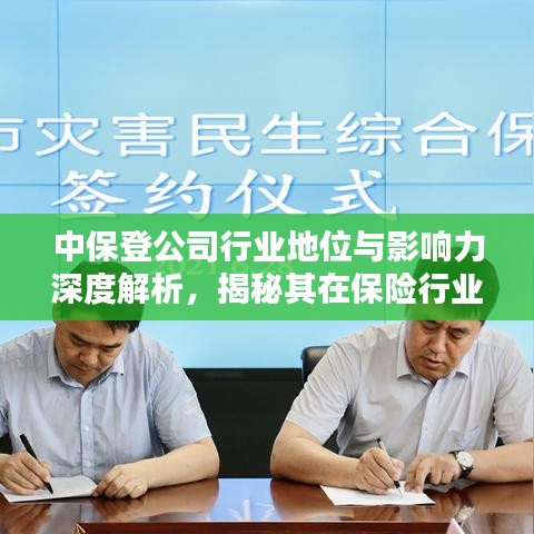 中保登公司行业地位与影响力深度解析，揭秘其在保险行业的排名及影响力
