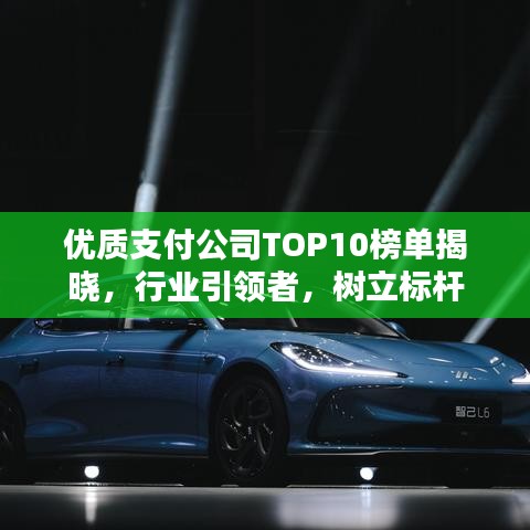优质支付公司TOP10榜单揭晓，行业引领者，树立标杆