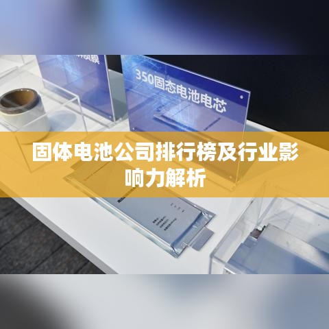 固体电池公司排行榜及行业影响力解析
