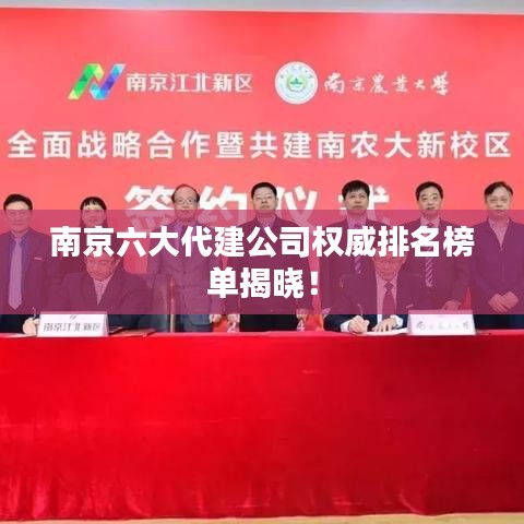 南京六大代建公司权威排名榜单揭晓!