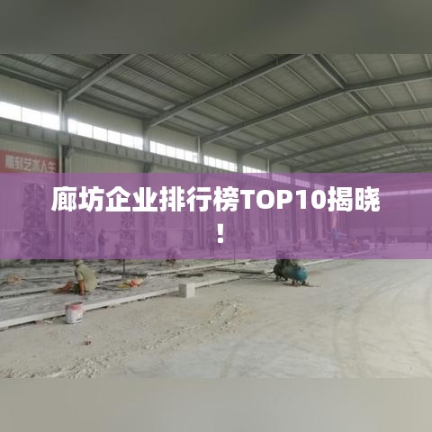 廊坊企业排行榜TOP10揭晓!
