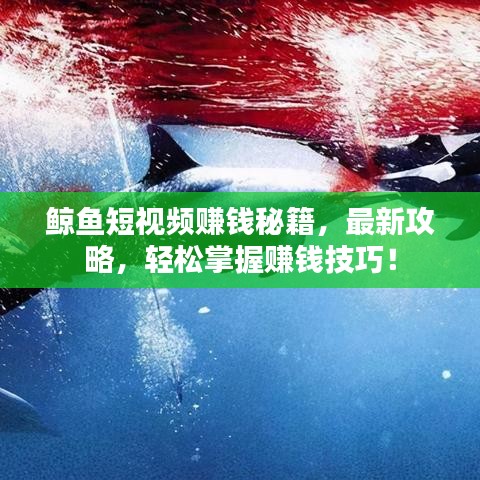鲸鱼短视频赚钱秘籍,最新攻略,轻松掌握赚钱技巧!