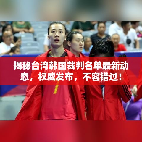 揭秘台湾韩国裁判名单最新动态,权威发布,不容错过!