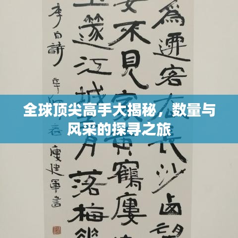 全球顶尖高手大揭秘,数量与风采的探寻之旅