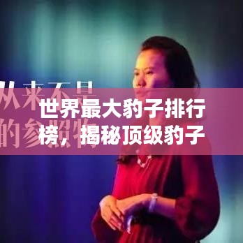 世界最大豹子排行榜,揭秘顶级豹子的荣耀榜单