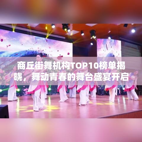 商丘街舞机构TOP10榜单揭晓,舞动青春的舞台盛宴开启!