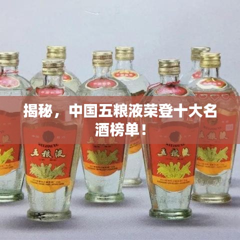 揭秘,中国五粮液荣登十大名酒榜单!