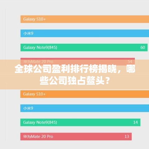 全球公司盈利排行榜揭晓,哪些公司独占鳌头?