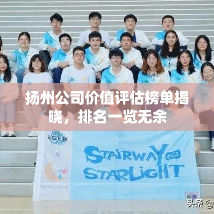 扬州公司价值评估榜单揭晓,排名一览无余