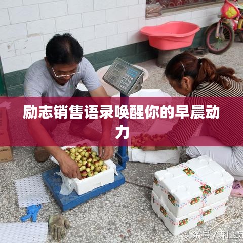 励志销售语录唤醒你的早晨动力