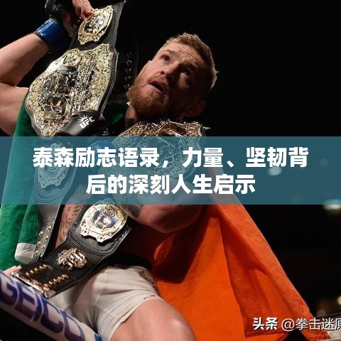 泰森励志语录,力量、坚韧背后的深刻人生启示