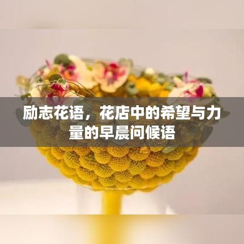 励志花语,花店中的希望与力量的早晨问候语