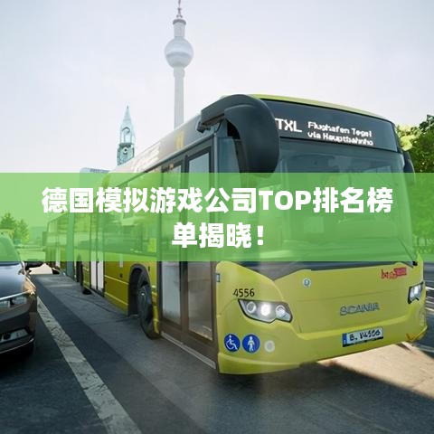 德国模拟游戏公司TOP排名榜单揭晓!